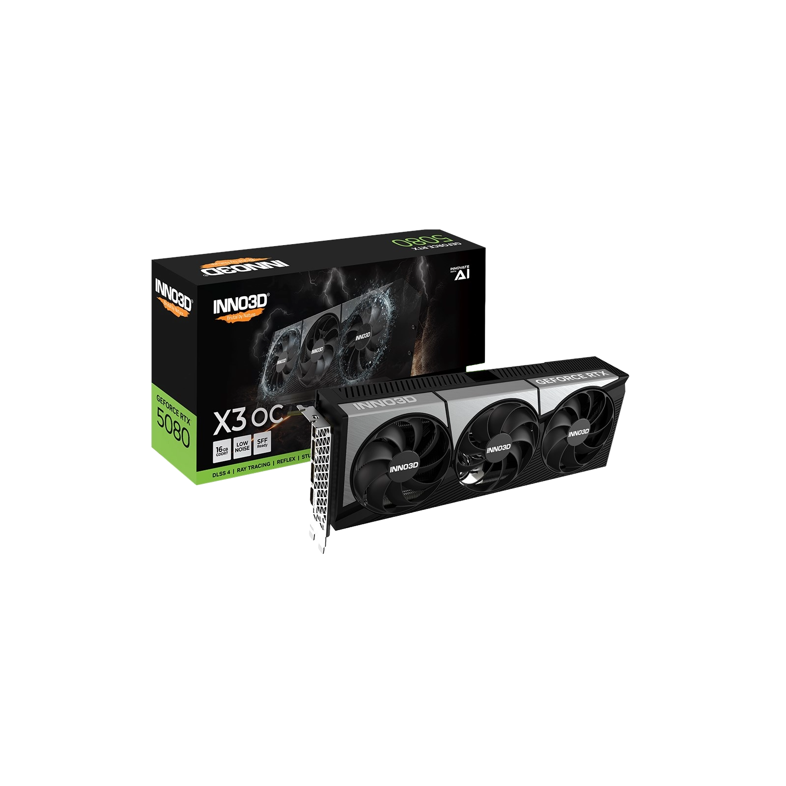 INNO3D GeForce RTX 5080 X3 OC 16GB GPU - N50803-16D7X-17603930 | CCL